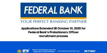 Applications Extended till October 31, 2025 for Federal Bank’s Probationary Officer recruitment process