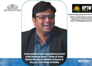 Yashraj Kesharwani Appointed as South India Business Head – Times of India (Brand Estate) at Bennett Coleman & Co. Ltd. (The Times of India)