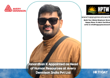 Janardhan K Appointed as Head of Human Resources at Avery Dennison India Pvt Ltd