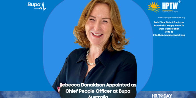 Rebecca Donaldson Appointed as Chief People Officer at Bupa Australia