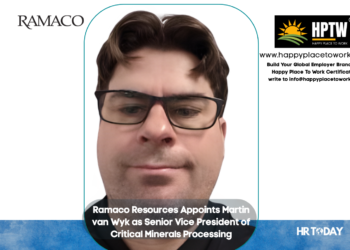 Ramaco Resources Appoints Martin van Wyk as Senior Vice President of Critical Minerals Processing