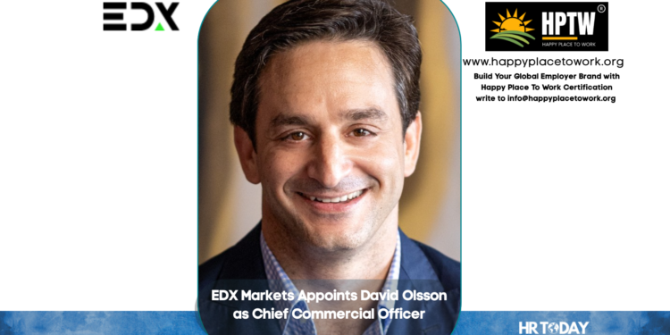 EDX Markets Appoints David Olsson as Chief Commercial Officer