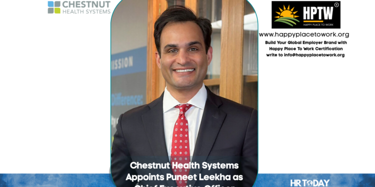 Chestnut Health Systems Appoints Puneet Leekha as Chief Executive Officer