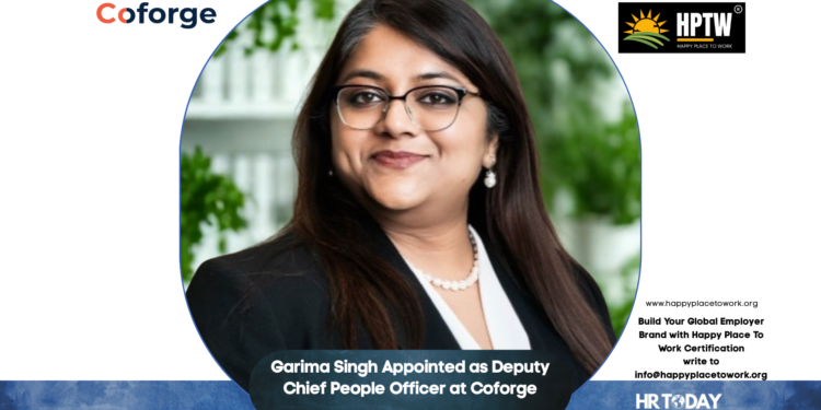Garima Singh Appointed as Deputy Chief People Officer at Coforge