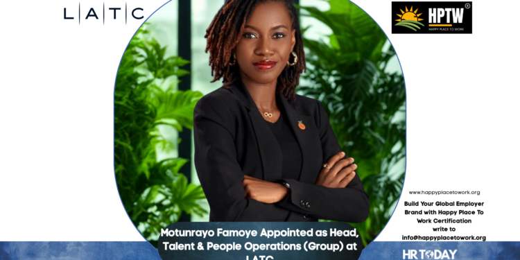 Motunrayo Famoye Appointed as Head, Talent & People Operations (Group) at LATC