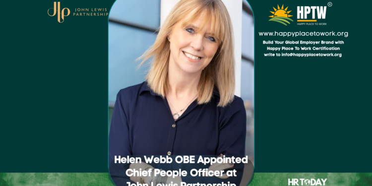 Helen Webb OBE Appointed Chief People Officer at John Lewis Partnership