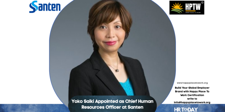 Yoko Saiki Appointed as Chief Human Resources Officer at Santen
