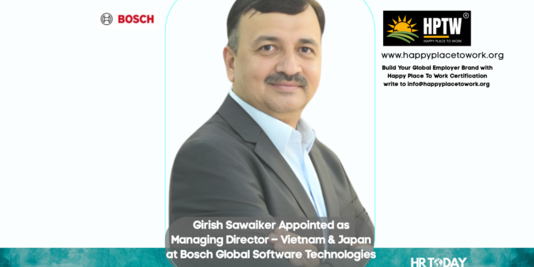 Girish Sawaiker Appointed as Managing Director – Vietnam & Japan at Bosch Global Software Technologies