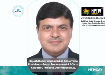 Rajesh Kumar appointed as Senior Vice President – Group Procurement & SCM at Kalpataru Projects International Ltd.
