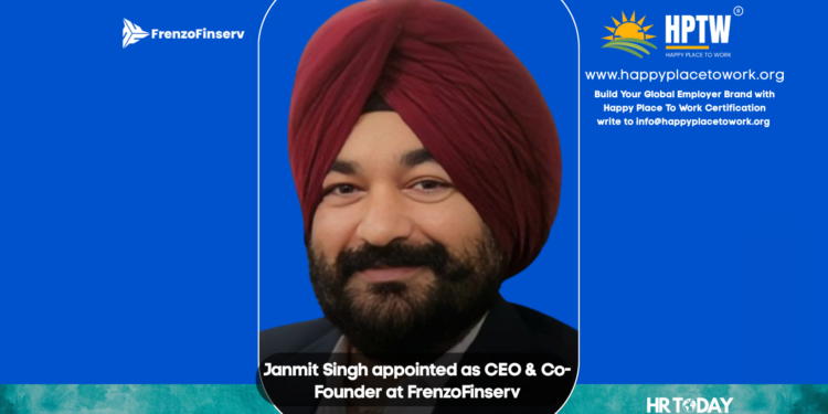 Janmit Singh appointed as CEO & Co-Founder at FrenzoFinserv
