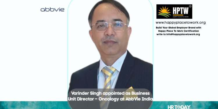 Varinder Singh appointed as Business Unit Director – Oncology at AbbVie India