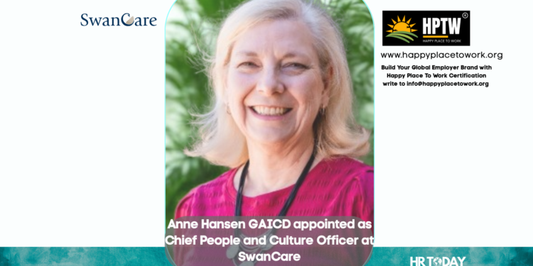 Anne Hansen GAICD appointed as Chief People and Culture Officer at SwanCare