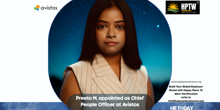 Preeta M. appointed as Chief People Officer at Avistos