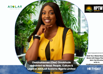 Osebhahiemen (Ose) Omobhude appointed as Head: People, Culture & Legal at ASOLAR Systems Nigeria Limited