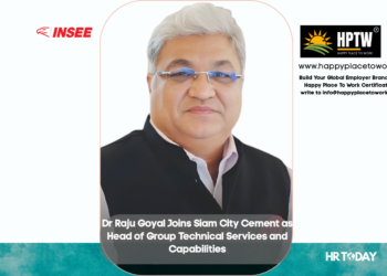 Dr Raju Goyal Joins Siam City Cement as Head of Group Technical Services and Capabilities