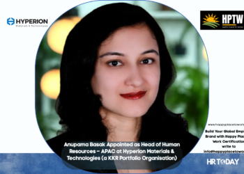 Anupama Basak Appointed as Head of Human Resources – APAC at Hyperion Materials & Technologies (a KKR Portfolio Organisation)