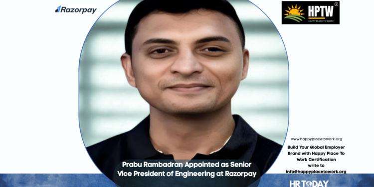 Prabu Rambadran Appointed as Senior Vice President of Engineering at Razorpay