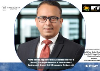 Milind Tayde Appointed as Associate Director & Head – Employee Benefits & International Business at Anand Rathi Insurance Brokers Ltd