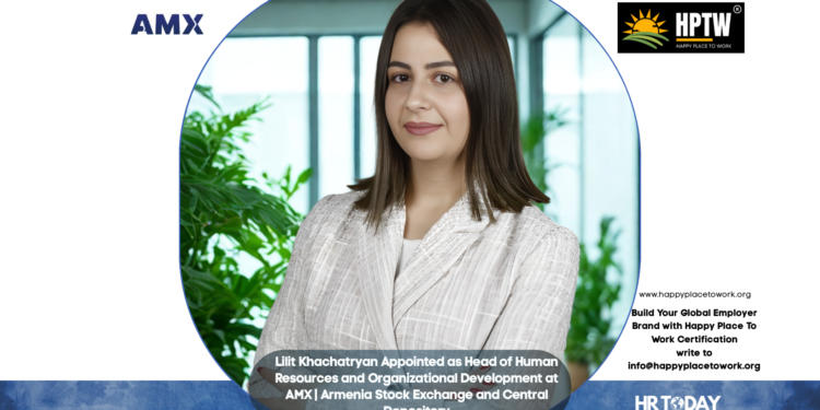 Lilit Khachatryan Appointed as Head of Human Resources and Organizational Development at AMX | Armenia Stock Exchange and Central Depository