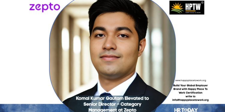 Komal Kumar Gautam Elevated to Senior Director – Category Management at Zepto