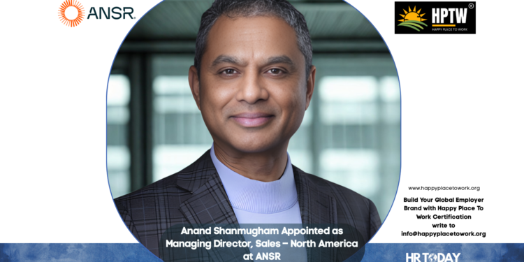Anand Shanmugham Appointed as Managing Director, Sales – North America at ANSR