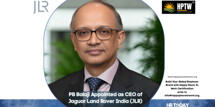 PB Balaji Appointed as CEO of Jaguar Land Rover India (JLR)