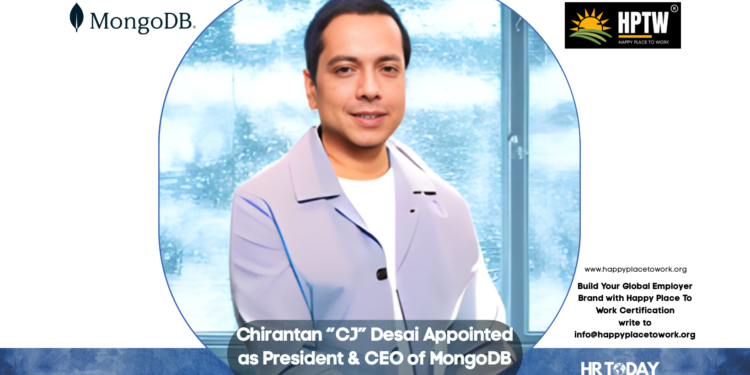 Chirantan “CJ” Desai Appointed as President & CEO of MongoDB