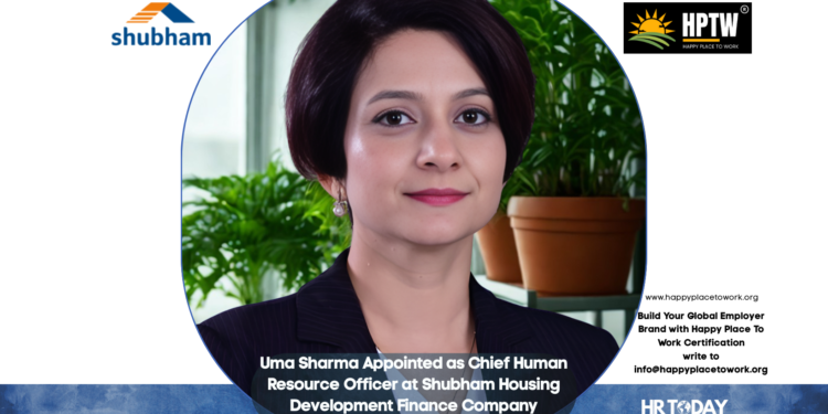 Uma Sharma Appointed as Chief Human Resource Officer at Shubham Housing Development Finance Company