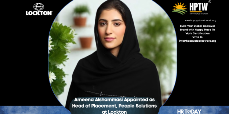 Ameena Alshammasi Appointed as Head of Placement, People Solutions at Lockton