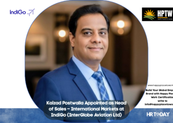 Kaizad Postwalla Appointed as Head of Sales – International Markets at IndiGo (InterGlobe Aviation Ltd)