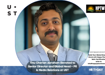 Tinu Cherian Abraham Elevated to Senior Director and Global Head – PR & Media Relations at UST