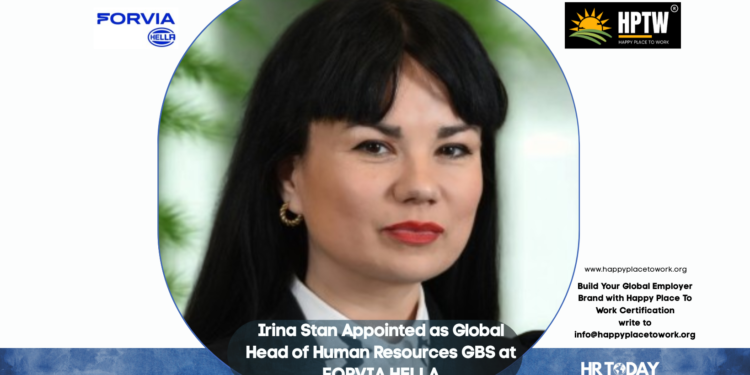 Irina Stan Appointed as Global Head of Human Resources GBS at FORVIA HELLA