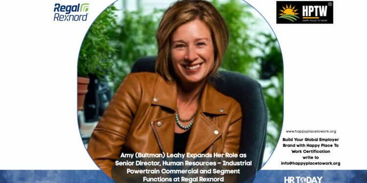 Amy (Bultman) Leahy Expands Her Role as Senior Director, Human Resources – Industrial Powertrain Commercial and Segment Functions at Regal Rexnord