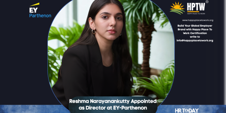 Reshma Narayanankutty Appointed as Director at EY-Parthenon