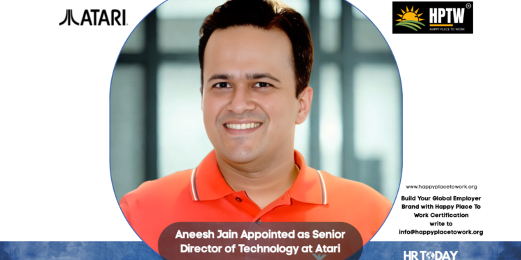 Aneesh Jain Appointed as Senior Director of Technology at Atari