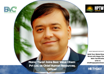 Manoj Tiwari Joins Best Value Chem Pvt Ltd. as Chief Human Resources Officer