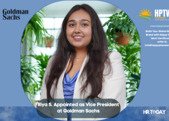 Riya S. Appointed as Vice President at Goldman Sachs