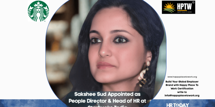 Sakshee Sud Appointed as People Director & Head of HR at Starbucks India