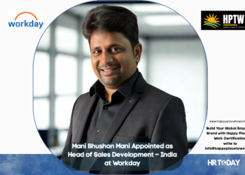 Mani Bhushan Mani Appointed as Head of Sales Development – India at Workday