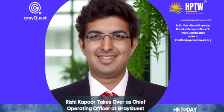 Rishi Kapoor Takes Over as Chief Operating Officer at GrayQuest