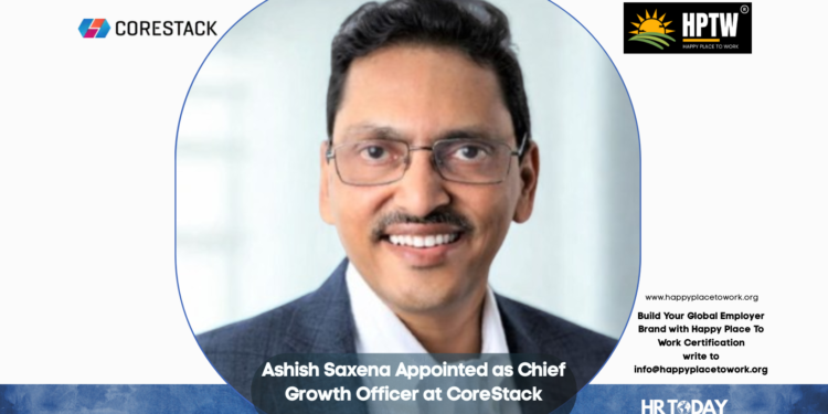 Ashish Saxena Appointed as Chief Growth Officer at CoreStack