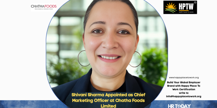 Shivani Sharma Appointed as Chief Marketing Officer at Chatha Foods Limited