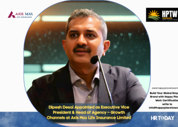 Dipesh Desai Appointed as Executive Vice President & Head of Agency – Growth Channels at Axis Max Life Insurance Limited
