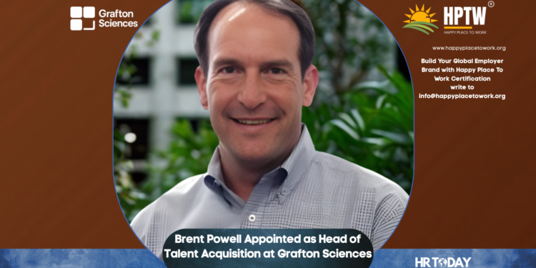 Brent Powell Appointed as Head of Talent Acquisition at Grafton Sciences