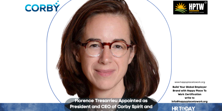 Florence Tresarrieu Appointed as President and CEO of Corby Spirit and Wine Limited