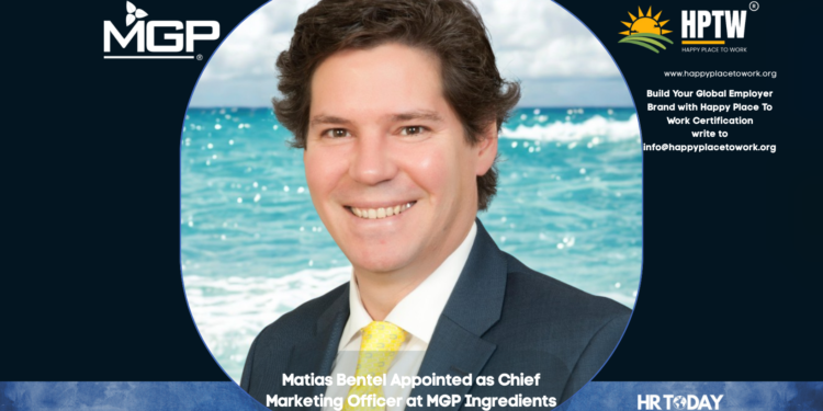 Matias Bentel Appointed as Chief Marketing Officer at MGP Ingredients