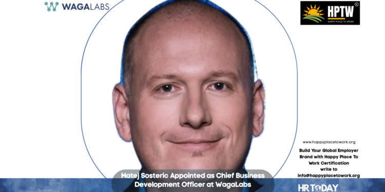 Matej Sosteric Appointed as Chief Business Development Officer at WagaLabs
