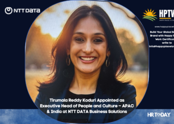 Tirumala Reddy Koduri Appointed as Executive Head of People and Culture – APAC & India at NTT DATA Business Solutions