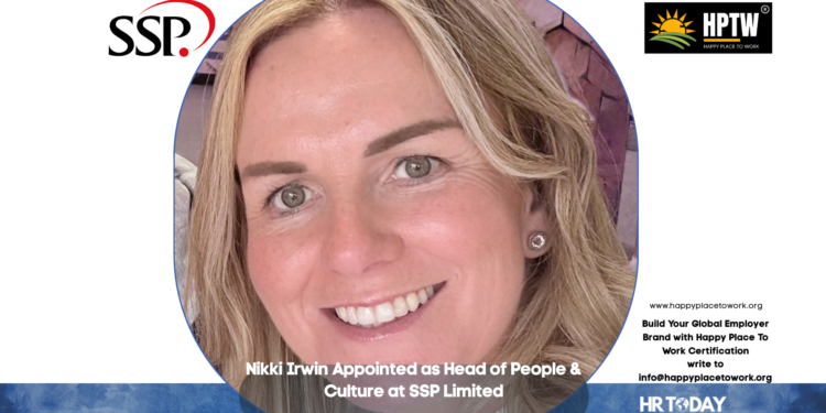 Nikki Irwin Appointed as Head of People & Culture at SSP Limited