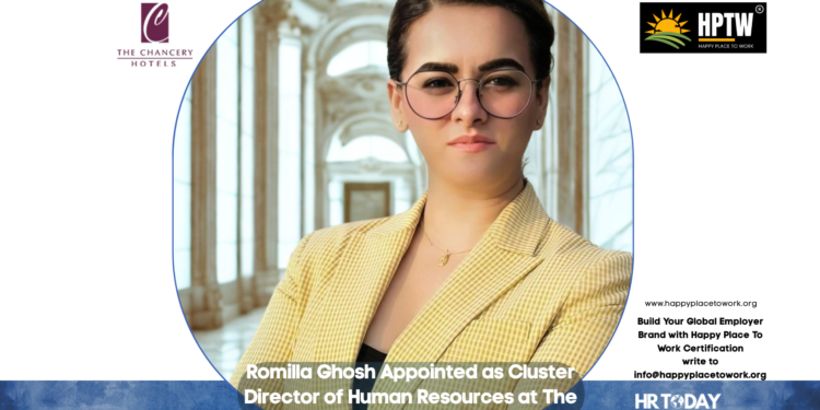 Romilla Ghosh Appointed as Cluster Director of Human Resources at The Chancery Group